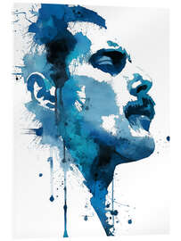 Acrylglasbild Freddie Mercury Aquarell - Thomas Klee