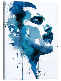 Leinwandbild Freddie Mercury Aquarell - Thomas Klee