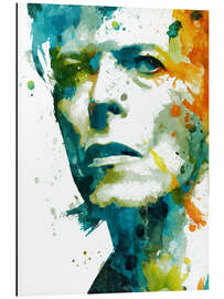 Alubild David Bowie Aquarell