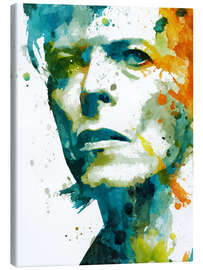 Leinwandbild David Bowie Aquarell - Thomas Klee