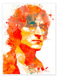 Wandbild John Lennon Aquarell II - Thomas Klee