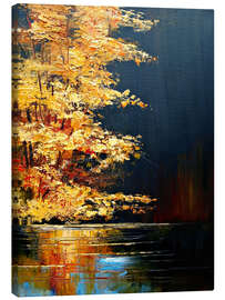 Leinwandbild Fluss - Justyna Kopania