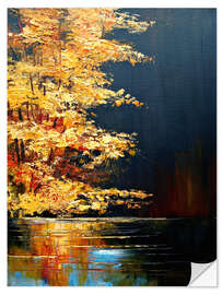 Wandsticker Fluss - Justyna Kopania