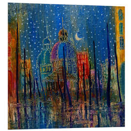 Hartschaumbild Venedig