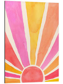 Alubild Sonne ist Sonnenschein