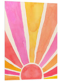 Hartschaumbild Sonne ist Sonnenschein