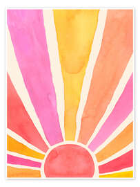 Wandbild Sonne ist Sonnenschein - Ninola Design