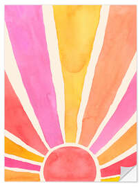 Wandsticker Sonne ist Sonnenschein