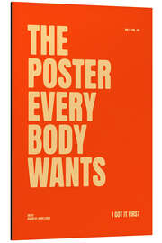 Magnettafel The Poster Everybody Wants