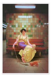 Poster U-Bahn-Idylle