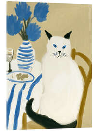 Acrylglasbild Katze allein zu haus - Frank Daske