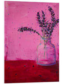 Acrylglasbild Lavendel