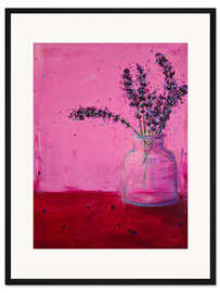 Gerahmter Kunstdruck Lavendel