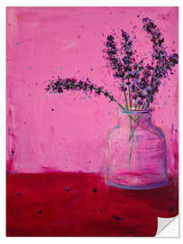 Wandsticker Lavendel