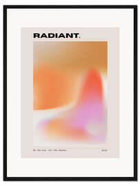 Gerahmter Kunstdruck Radiant