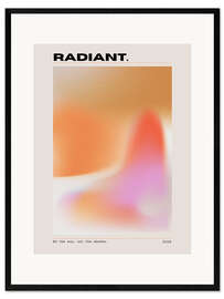 Gerahmter Kunstdruck Radiant