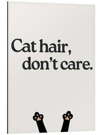 Alubild Cat hair, don't care - Typobox
