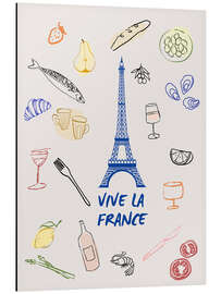 Alubild Vive la France - Typobox