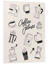 Hartschaumbild Kaffee bitte