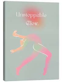 Leinwandbild Unstoppable Glow - Typobox