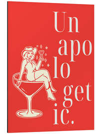 Alubild Unapologetic - Typobox