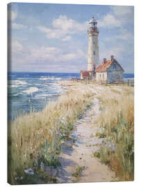 Leinwandbild Leuchtturm und Meereslandschaft - TAlex