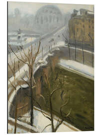 Magnettafel Paris im Schnee