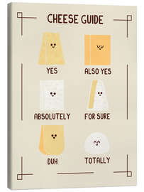 Leinwandbild Cheese Guide