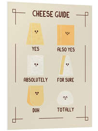 Hartschaumbild Cheese Guide