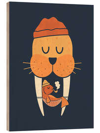 Holzbild Schiffskameraden - HandsOffMyDinosaur