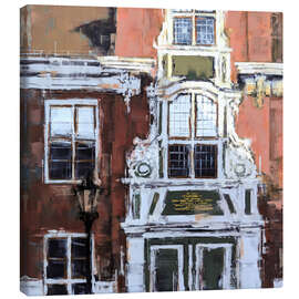 Leinwandbild Hausfassade im Holländischen Viertel in Potsdam - Eduard Warkentin