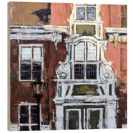 Holzbild Hausfassade im Holländischen Viertel in Potsdam - Eduard Warkentin