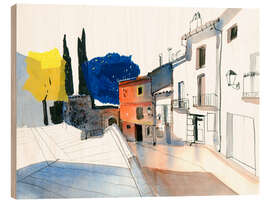 Holzbild Cuenca, Spanien