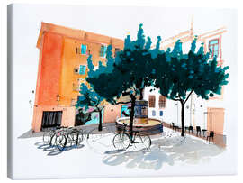 Leinwandbild Sonniges Valencia