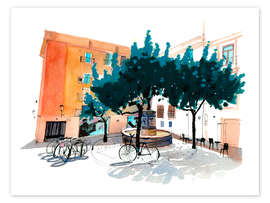 Poster Sonniges Valencia