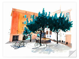 Wandsticker Sonniges Valencia