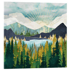 Acrylglasbild Herbstsonnenaufgang - SpaceFrog Designs