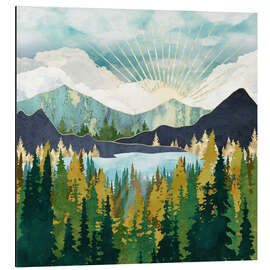 Alubild Herbstsonnenaufgang - SpaceFrog Designs