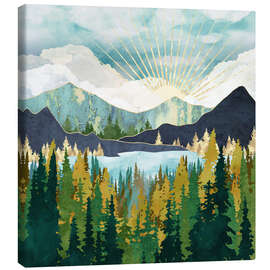 Leinwandbild Herbstsonnenaufgang - SpaceFrog Designs