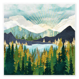 Wandbild Herbstsonnenaufgang - SpaceFrog Designs