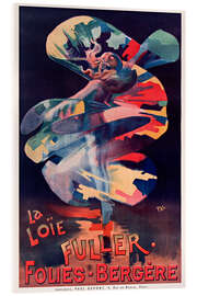 Acrylglasbild Loïe Fuller - Folies Bergére - Vintage Advertising Collection