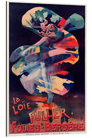 Tableau en aluminium Loïe Fuller - Folies Bergére - Vintage Advertising Collection