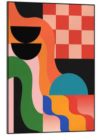 Acrylglasbild Structured Flow II