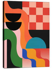 Leinwandbild Structured Flow II