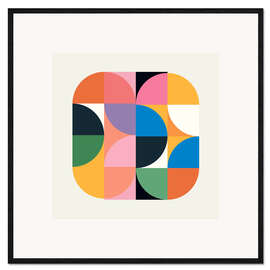 Gerahmter Kunstdruck Farbbalance