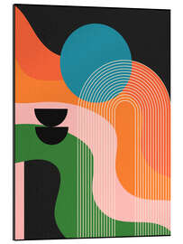 Gallery Print Strukturierter Fluss I