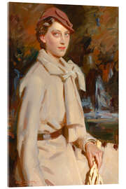 Acrylglasbild Jane Austen, Autumn - Wilfrid de Glehn