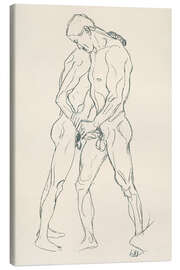 Leinwandbild Zwei Männer, 1904