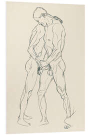 Hartschaumbild Zwei Männer, 1904