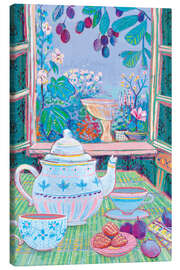 Leinwandbild Der Teeraum